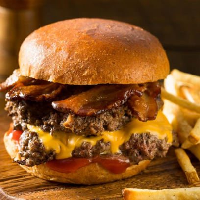 X-hamburguer de bacon